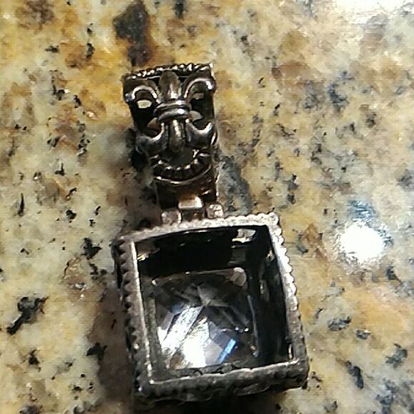 SILPADA Sterling Silver CZ Uptown Pendant Sparkle Nice! - Picture 7 of 10